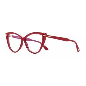 NEW TOM FORD EYEGLASSES RED WOMEN CAT EYE EYEWEAR